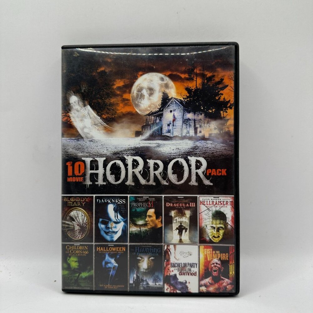 10 Movie Horror Pack DVD Collection Echo Bridge Home Entertainment
